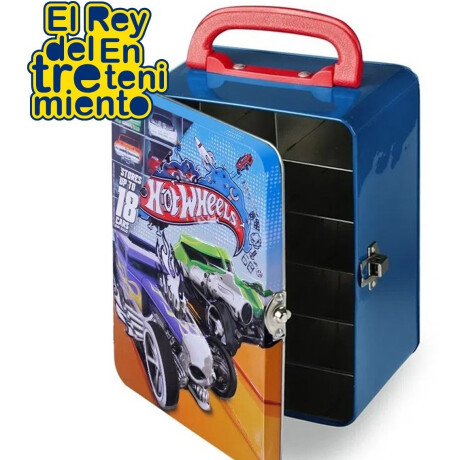 Hot Wheels Porta Autitos X18 Valija Metal Hot Wheels Porta Autitos X18 Valija Metal