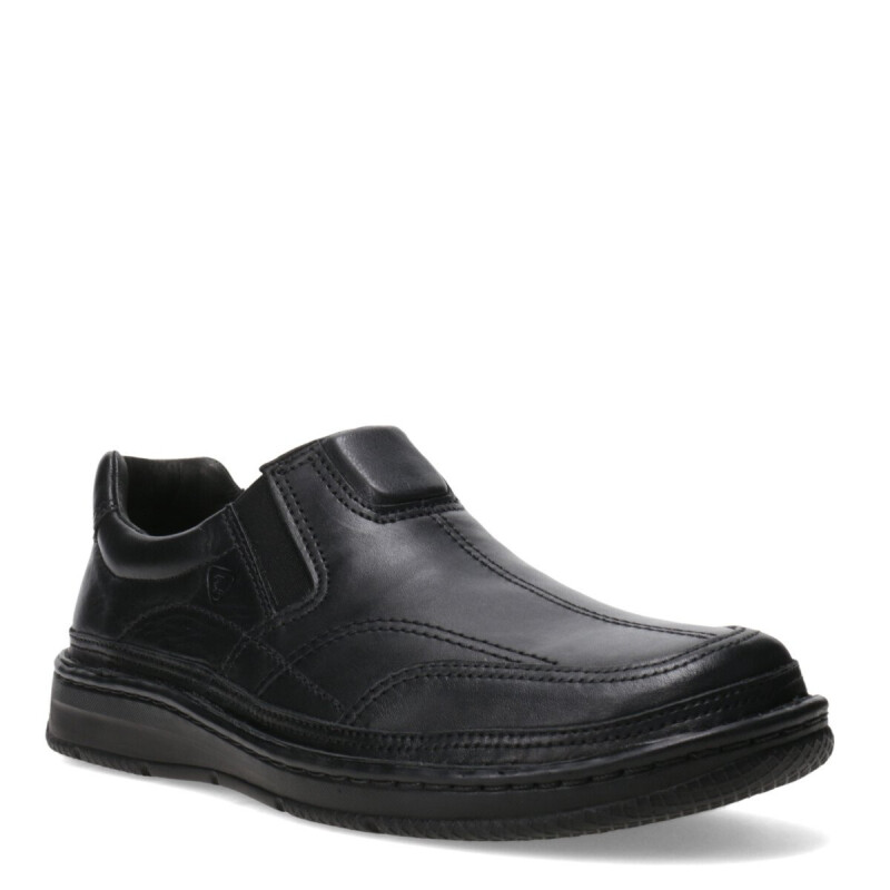 Zapatos de Hombre Lombardino Casual Elastico Negro