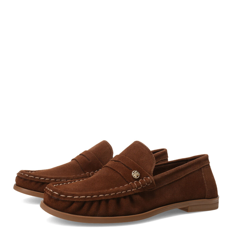 Zapatos de Mujer Bottero Mocasin Marrón Café