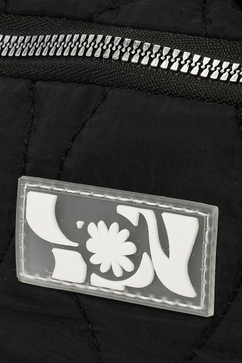 Bolso deportivo capitoneado Negro