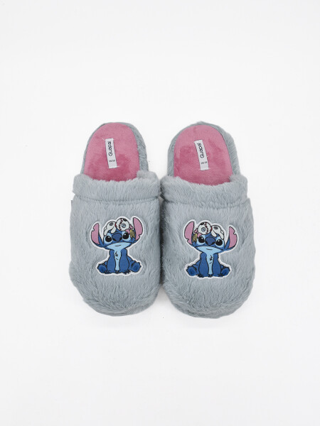 PANTUFLA STITCH CELESTE
