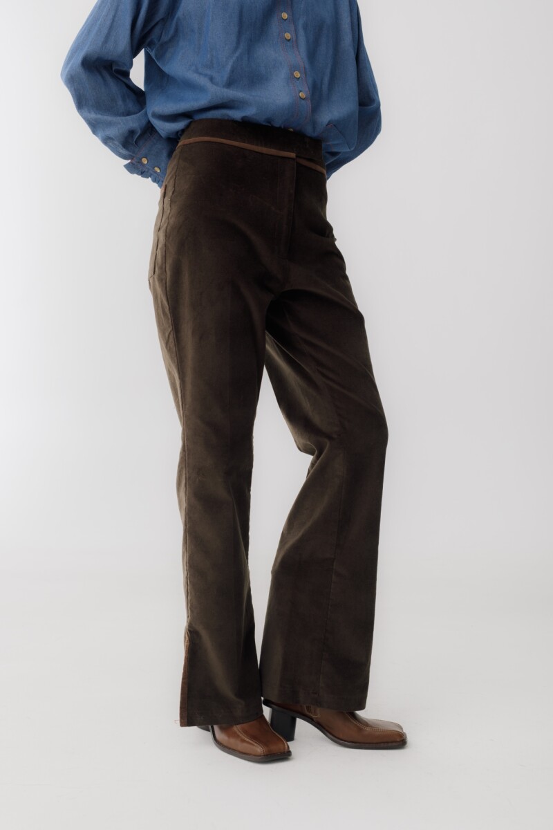 PANTALON MARIA FW25 Chocolate
