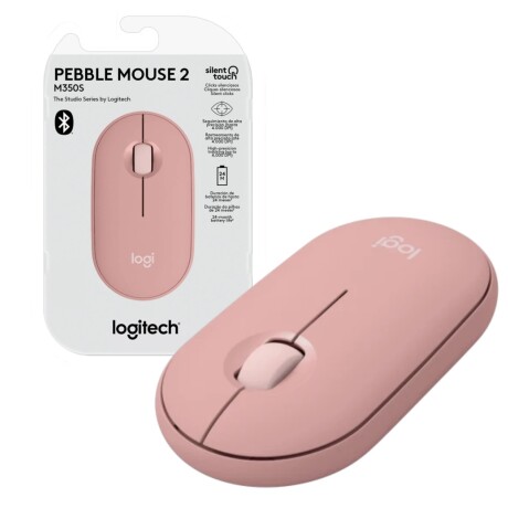 Mouse Logitech M350S Pebble 2 Bluetooth Rosa 001