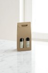 Caja c/ventana 2 botellas 18x9x38,5 - 35869 - KRAFT MARRON Caja c/ventana 2 botellas 18x9x38,5 - 35869 - KRAFT MARRON