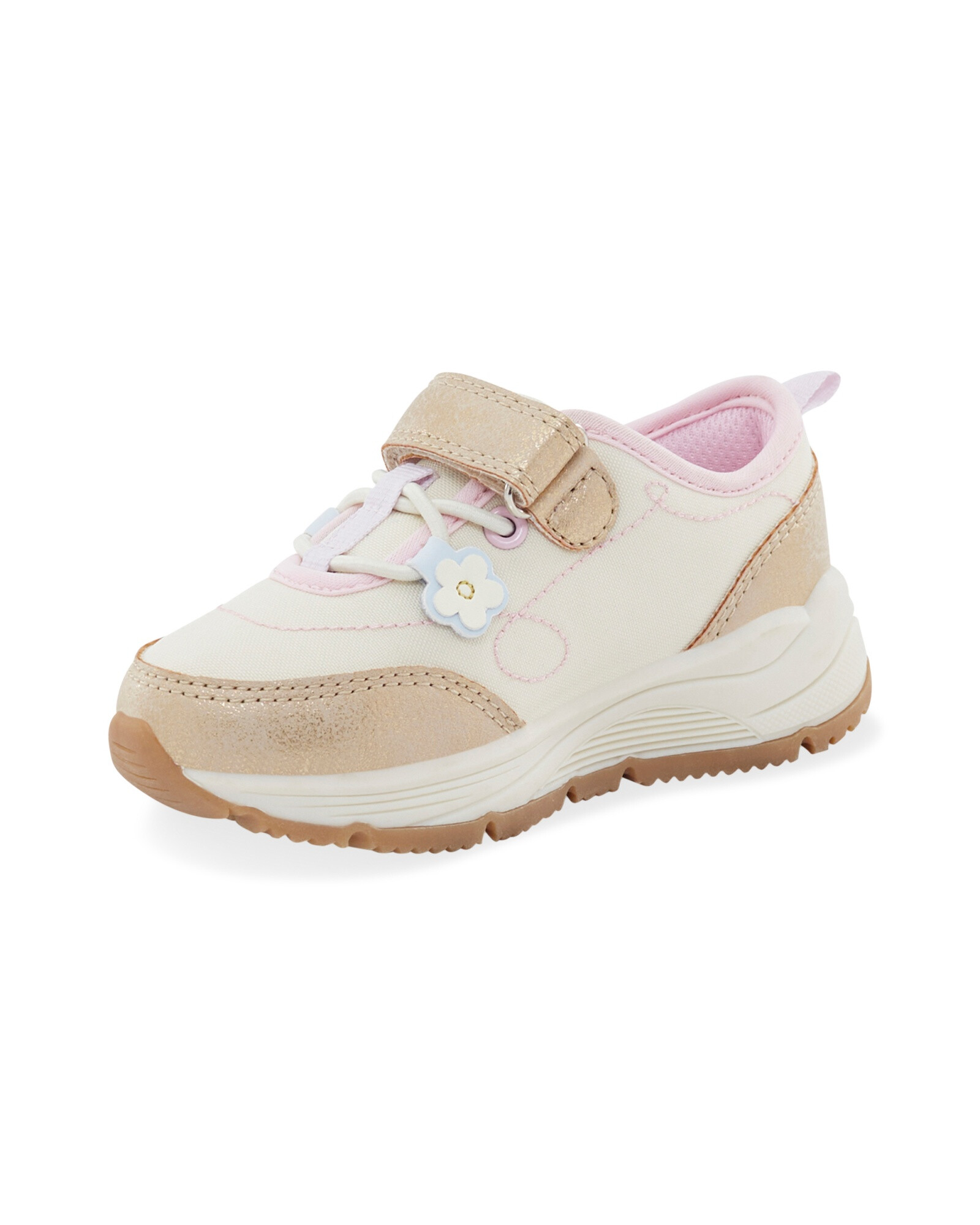 Championes sienna, diseño floral Sin color