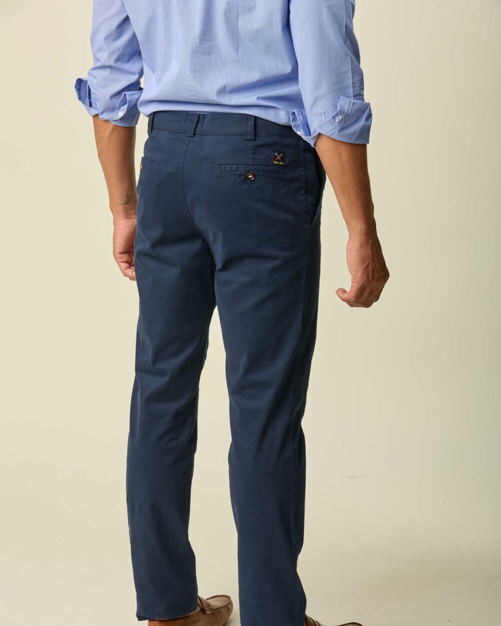 Pantalón Sport Algodon/Spandex Azul