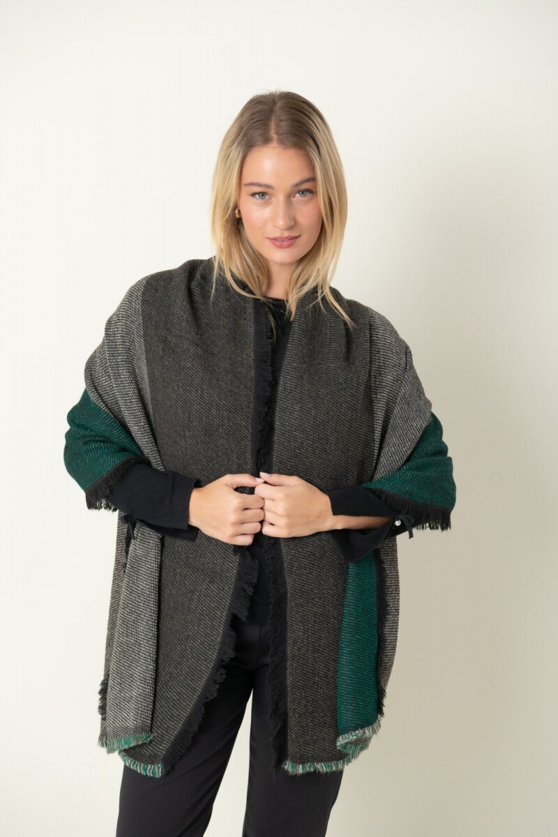 PASHMINA CUARZO AHUMADO - Verde 