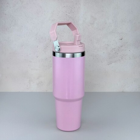 Vaso Térmico de Acero Inoxidable con Asa 900ML | Rosa Vaso Térmico de Acero Inoxidable con Asa 900ML | Rosa