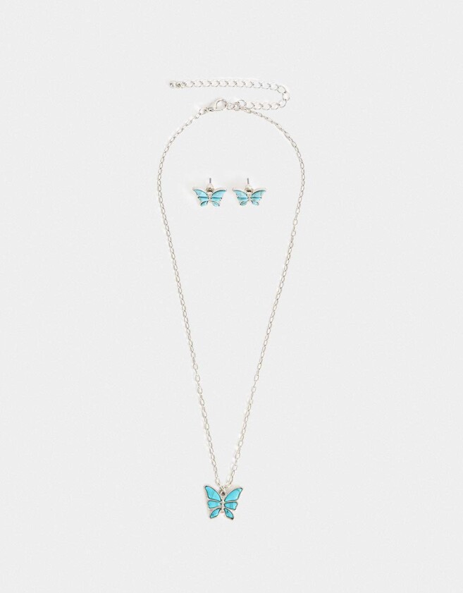 Bijouterie Set Piedra Bijou Set De Piedra - Plateado