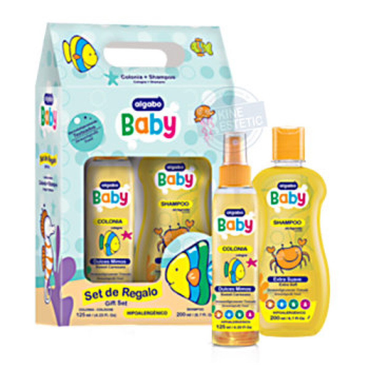 PACK PERFUME COLONIA BABY + SHAMPOO ALGABO 