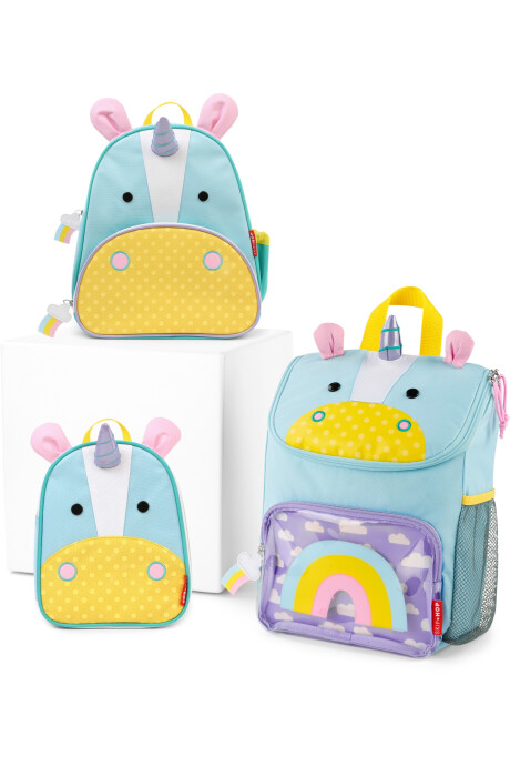 Mochila con arnés, diseño unicornio Sin color