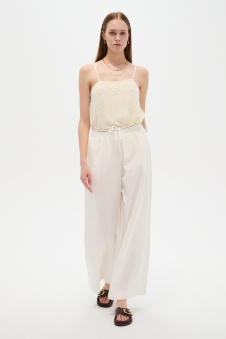 Pantalon Alvori Marfil / Off White