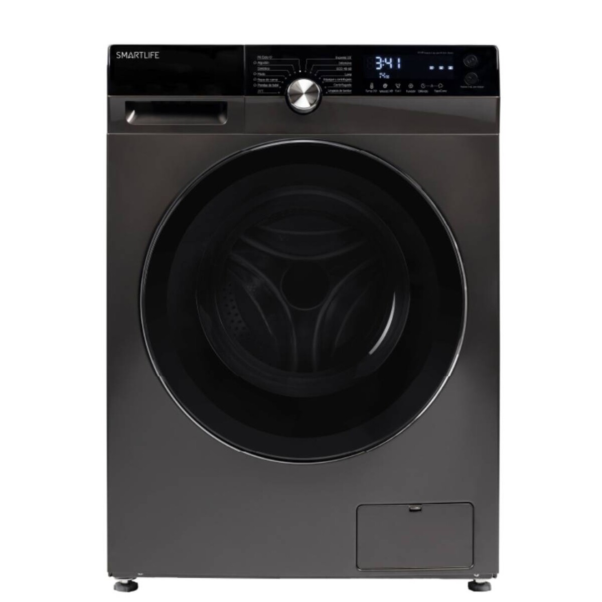Lavarropas Smartlife Carga Frontal INV12 - Negro 