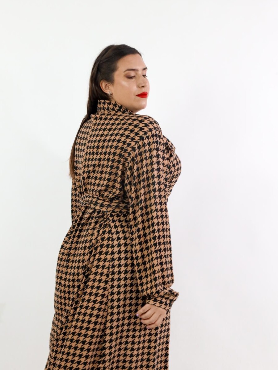 Vestido Greta Choco y negro