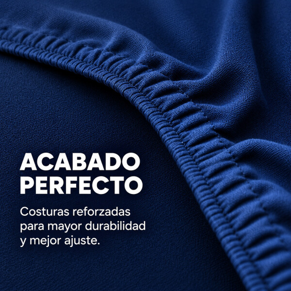 Cubre Sofá Elástico Elastizado Funda 3 Cuerpo Plaza Variante Color Azul