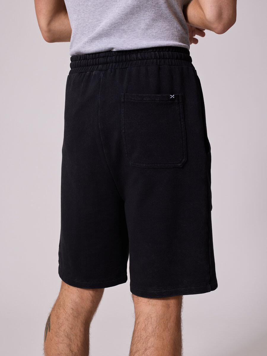 BERMUDA FELPA AMIR DIXIE Negro