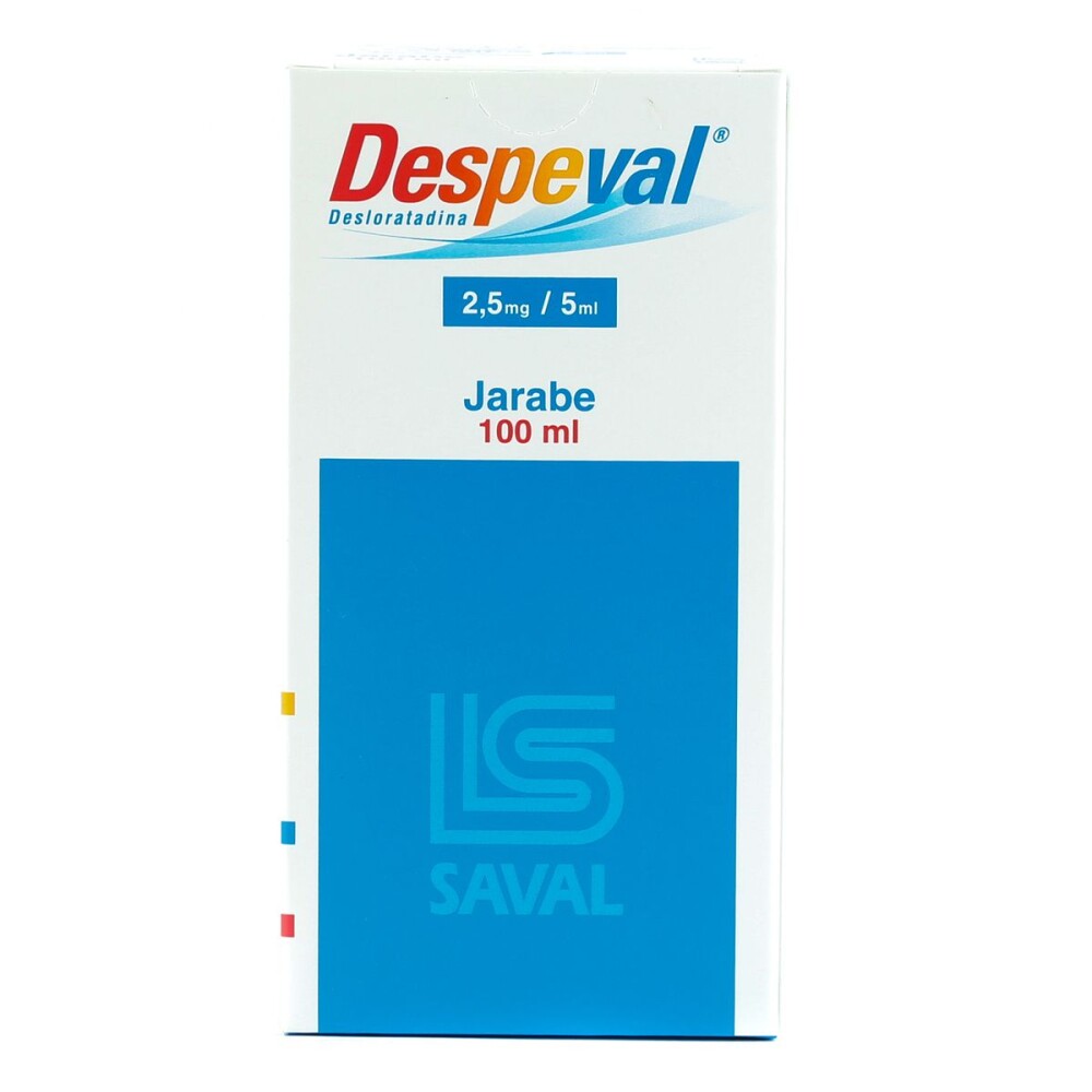 DESPEVAL 2,5 MG. JARABE X 100 ML. única