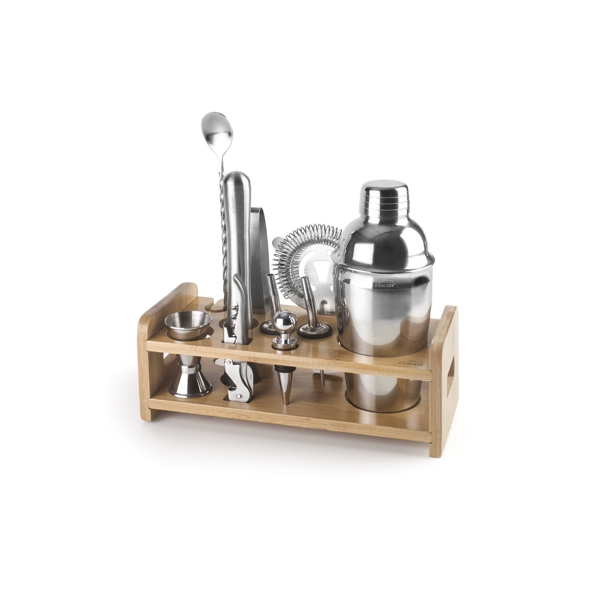 Cocteleria set x 10. De acero inoxidable Lacor 