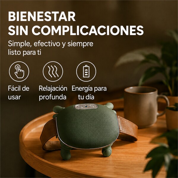 Masajeador Cervical Manos Recargable Verde