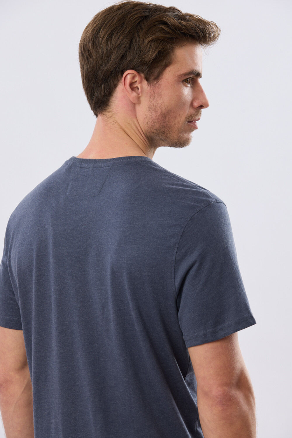 REMERA ESTAMPADA DE ALGODÓN Denim