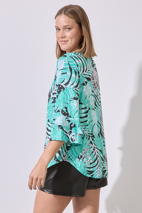 Blusa Print VERDE/MULTI