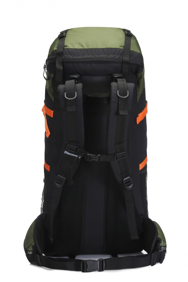 Mochila mochilera de trekking impermeable - Gris/verde Verde