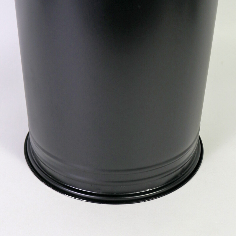 BASURERO INOX NEGRO PEQ Unica