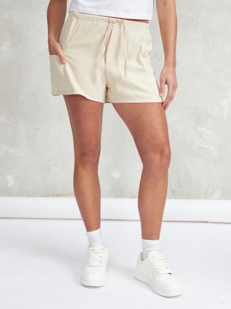SHORT BURGOS BEIGE