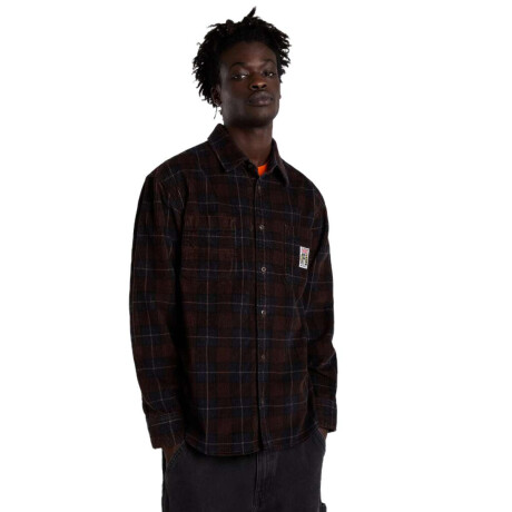 Camisa Vans Ave Ls Woven Ave Negro