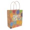 Bolsa Top Chica Happy Birthday Globos borde blanco