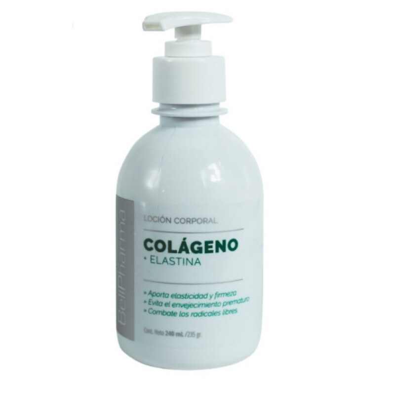 Loción Bell Pharma Corporal Colágeno + Elastina 240 Ml. Loción Bell Pharma Corporal Colágeno + Elastina 240 Ml.