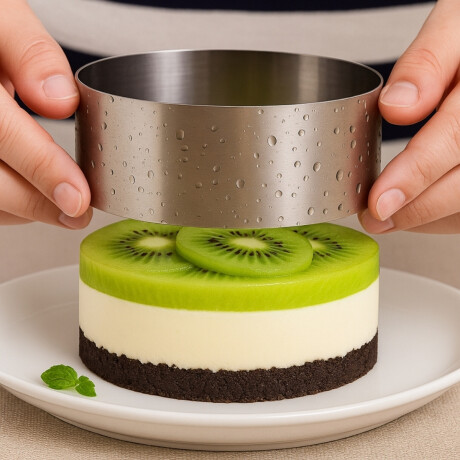 Aro Cortante Redondo de Acero Inoxidable 12 x 4.5 cm Aro Cortante Redondo de Acero Inoxidable 12 x 4.5 cm