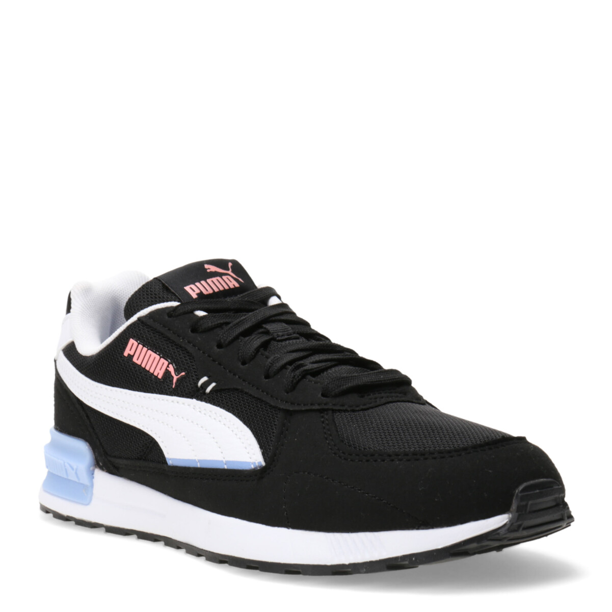 Championes de Mujer Puma Graviton - Negro - Blanco - Celeste 