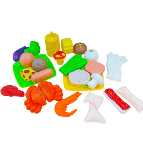 Set Alimentos 160pc Comidas Juguete Frutas Verduras Jug007017