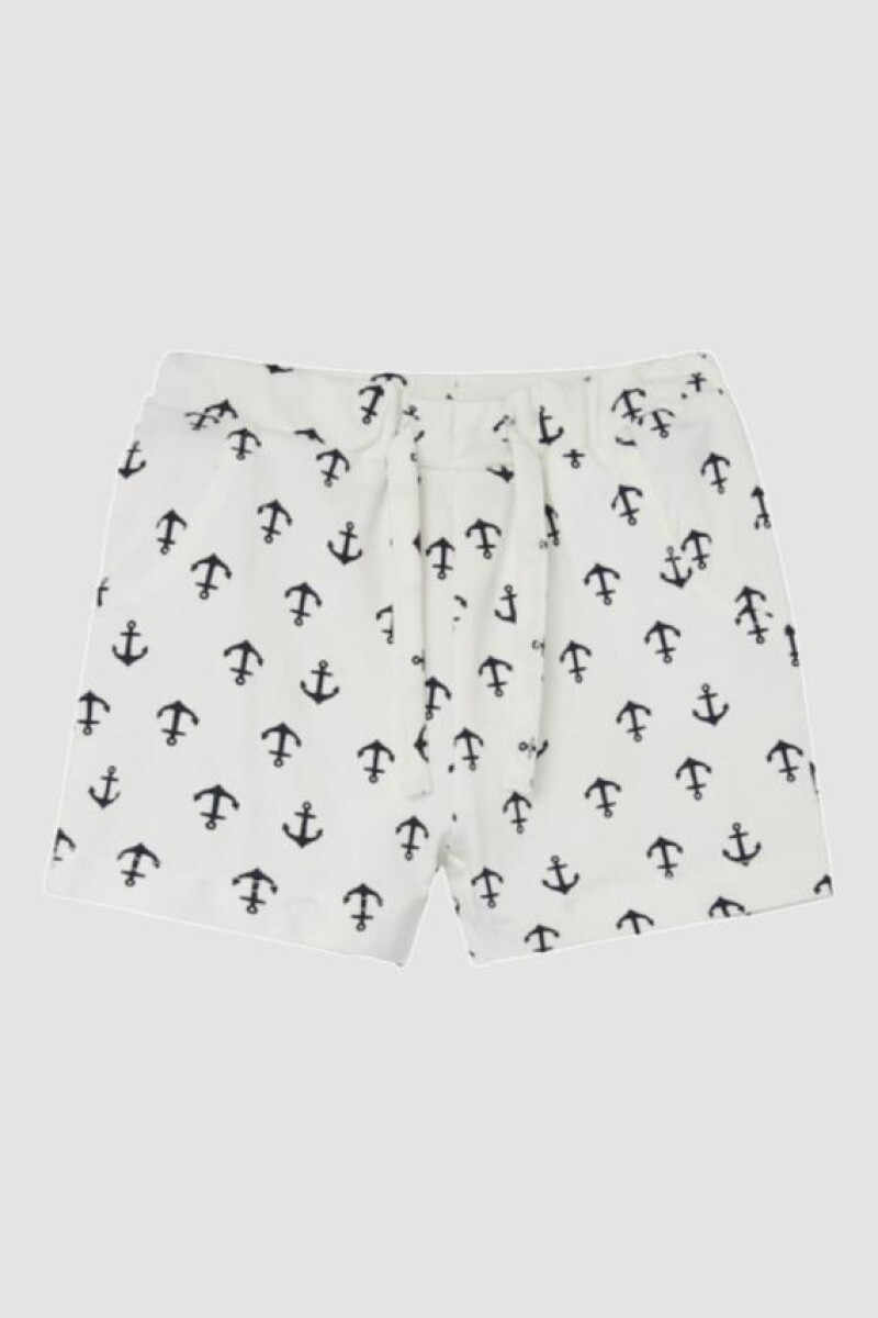 Shorts Estampados - White Alyssum 