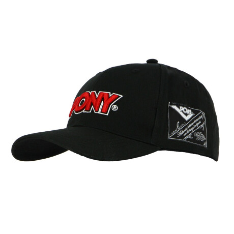 GORRO PONY CAP Black/Red