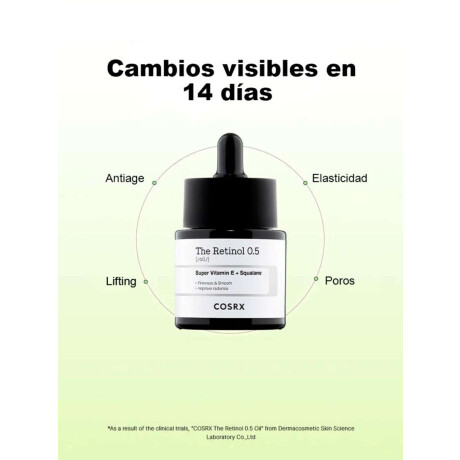 The Retinol 05 Oil Cosrx Serum/Aceite Retinol 05 Vitamina E Y Escualeno 20Ml