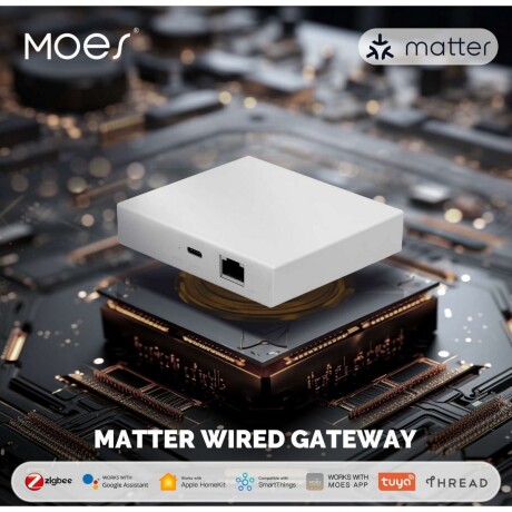 Domótica Moes Mzhub Hub Zigbee Matter Tuya Wifi Ga 001