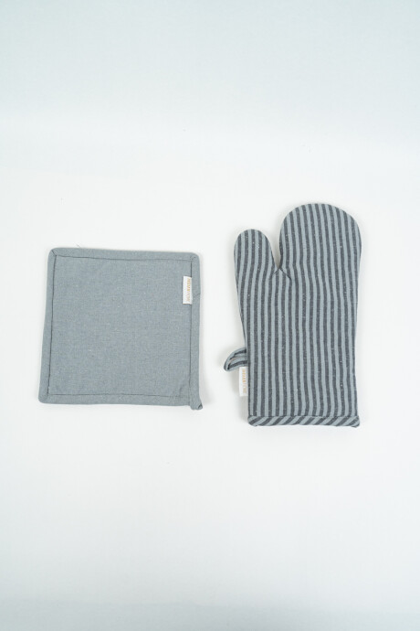 Set Mirra Manopla Y Agarradera Gris