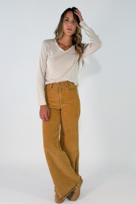 PANTALON PANA LENNON Mostaza