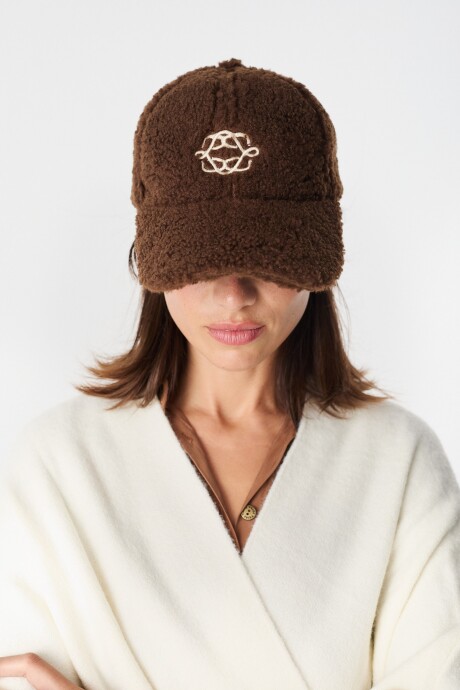 Gorro Fluffy Marron
