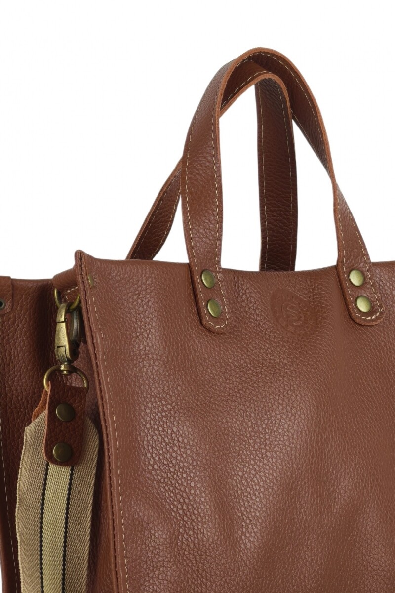 Cartera de mujer cuero 100 % Marrón