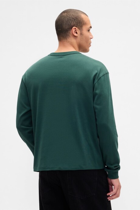 Remera Manga Larga Heavyweight Hombre Deep Hunter 505