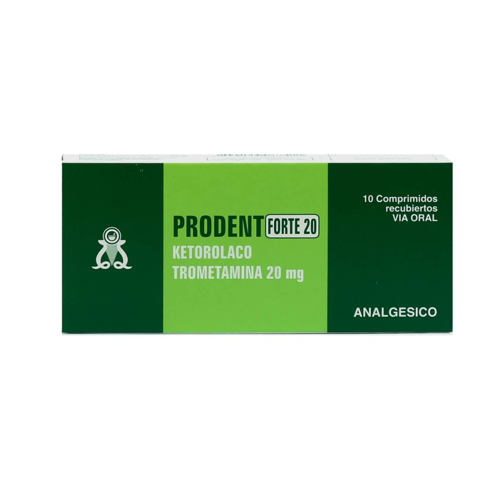 PRODENT FORTE 20 MG. CJ X 10 COMP. única