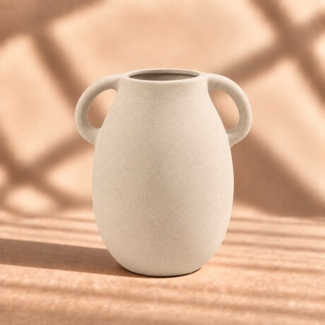 Jarrón de Cerámica Decorativo - Altura 20cm x Ø 15cm Jarrón de Cerámica Decorativo - Altura 20cm x Ø 15cm