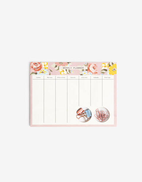 Agendas y Calendarios Planner De Papel Con Accesorios De Librería - Combinacion Multicolor