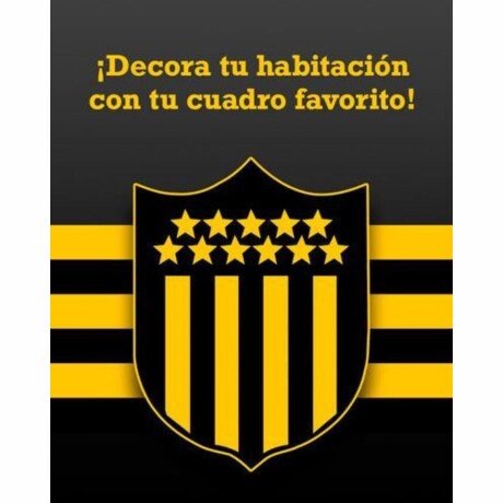 Juego de sábanas 1 plaza 240cm x 160cm Nacional o Peñarol PEÑAROL ESCUDO GRANDE