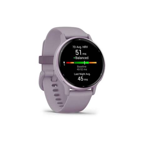 Reloj Garmin Vivoactive 5 Con Bisel de Aluminio Lila