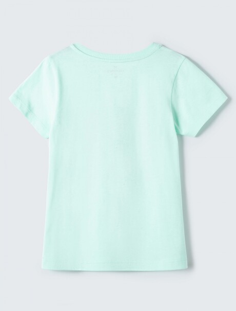 CAMISETA INFANTIL CON ESTAMPA VERDE