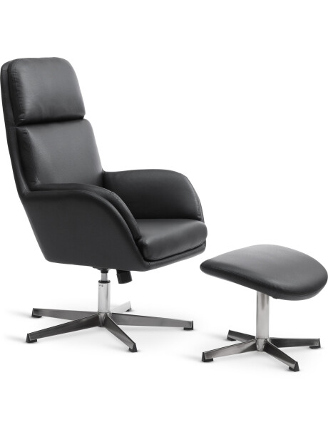 Sillón/apoya pies TANKEDAL 1 cuerpo polipiel negro Sillón/apoya pies TANKEDAL 1 cuerpo polipiel negro